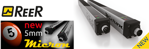 MICRON 5 MM - Новая серия световых завес ReeR c разрешением 5 мм. 