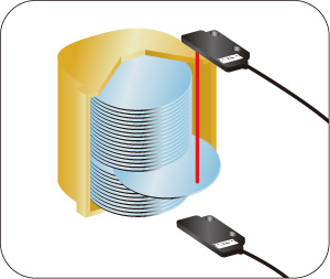 Детектирование пластин, выступающих из кассет