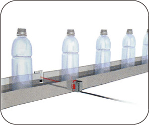 Детектирование бутылок ПЭТ через узкое отверстие