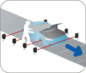 Автомобили на конвейере (ZT-1200)