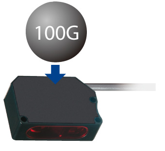 Механическая прочность проверена в соответствии с категорией ударопрочности 100G.