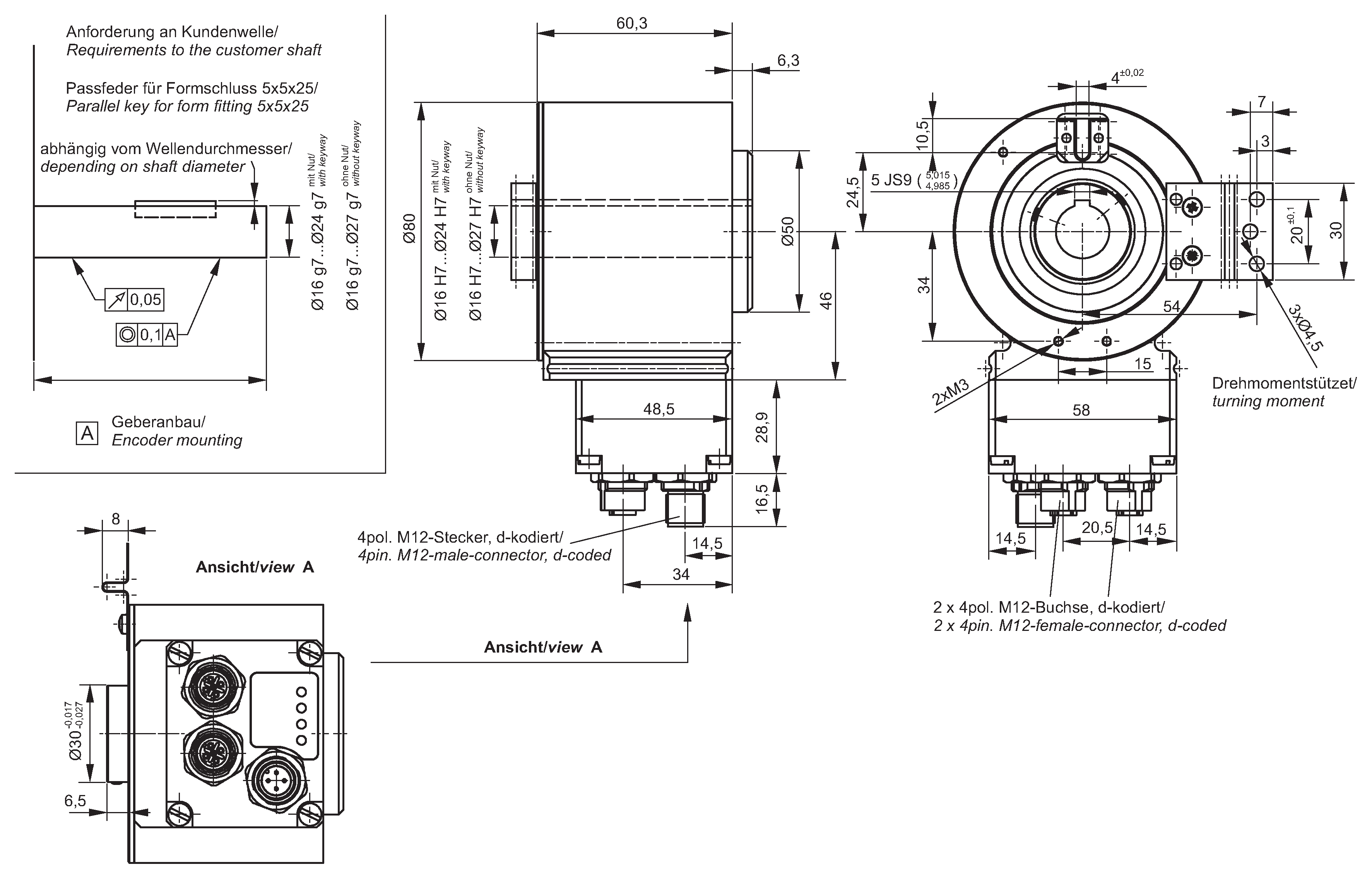 Absolute-Encoder CEH80 - ETC