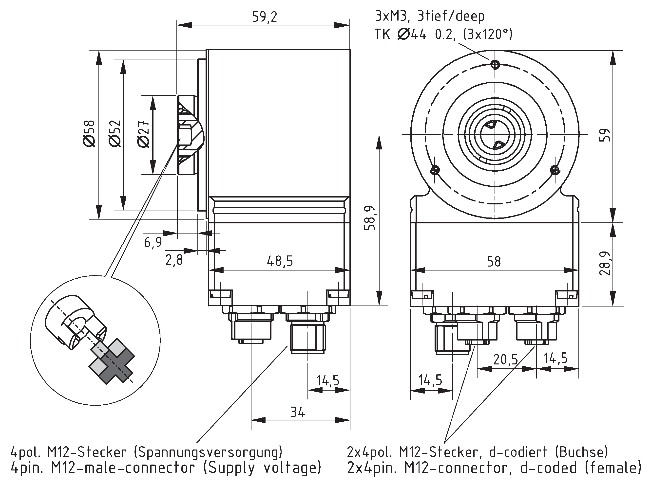 Absolute-Encoder COK58 - EPN