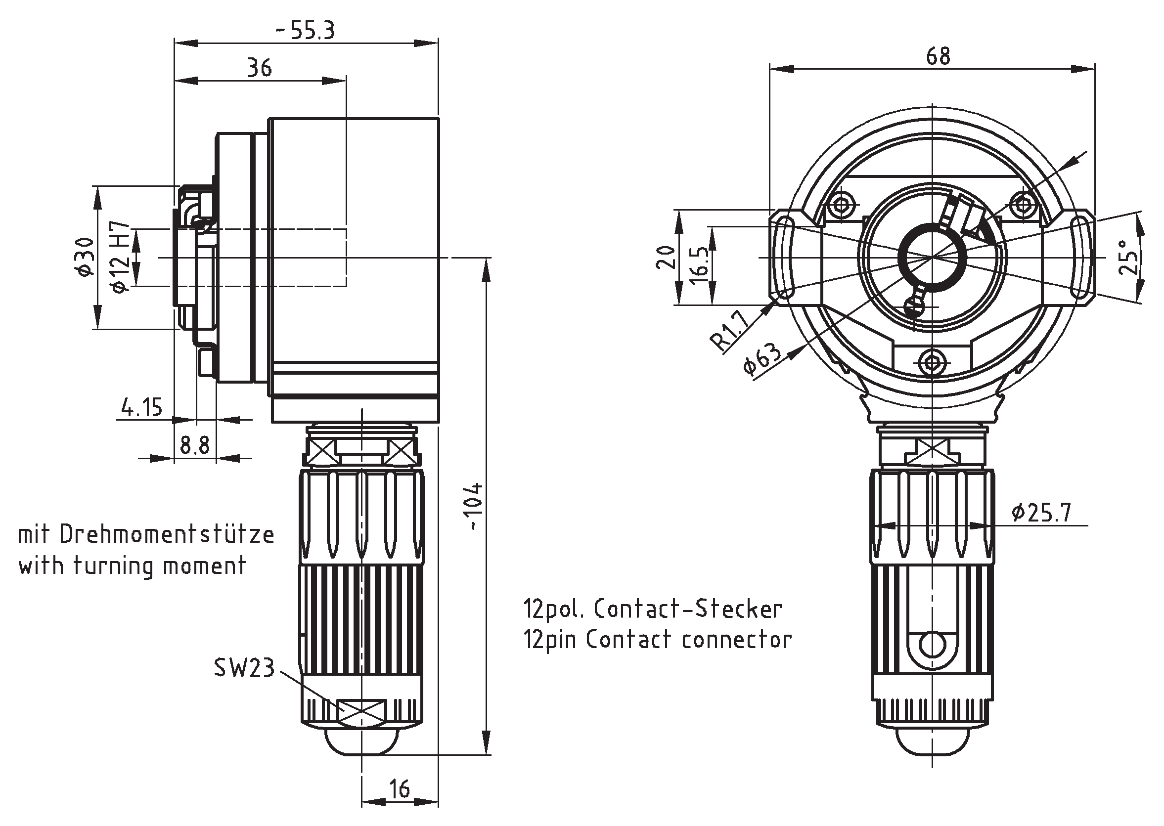 Absolute-Encoder CMS58 - A
