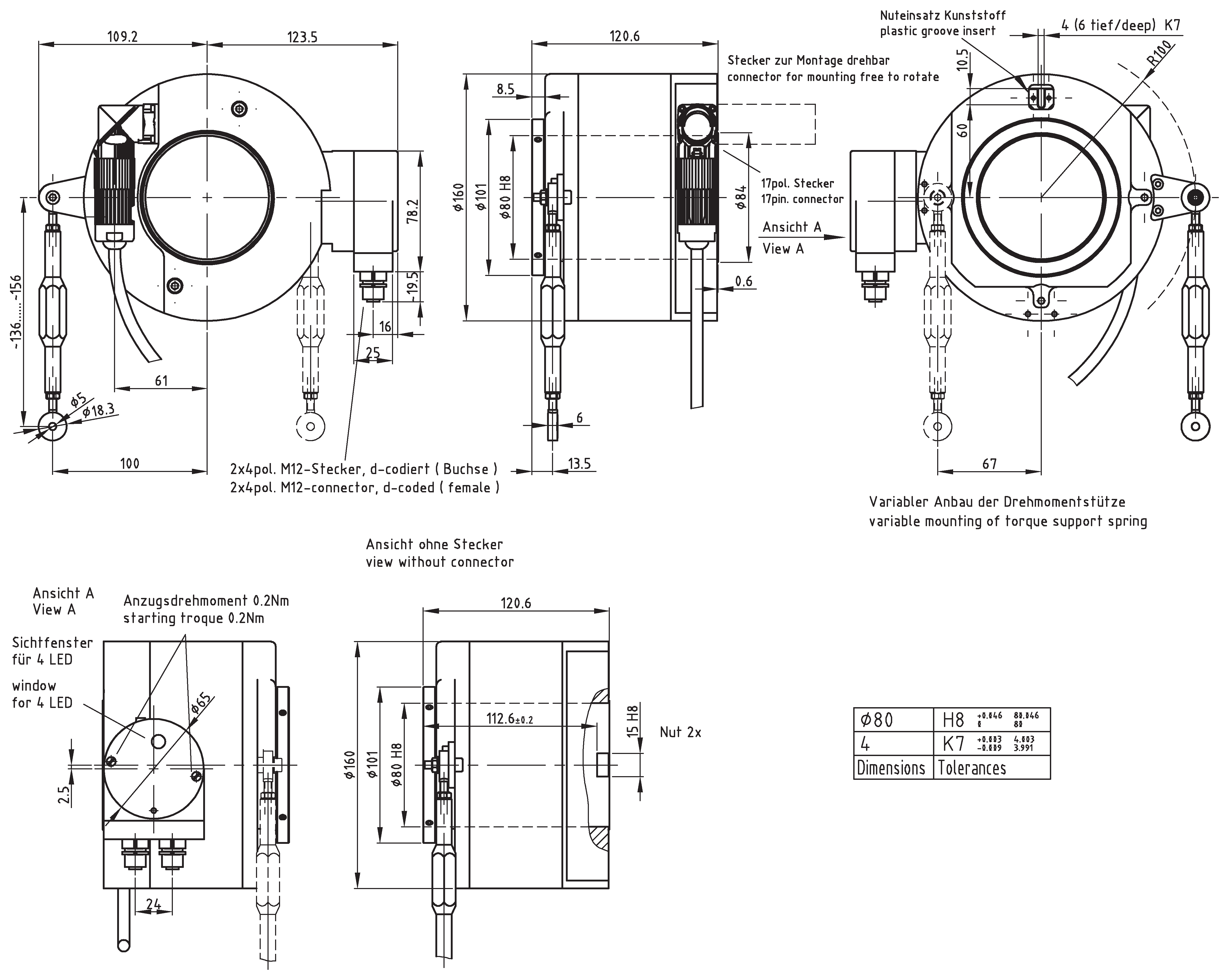 Absolute-Encoder CEH160 - ETC / SSI
