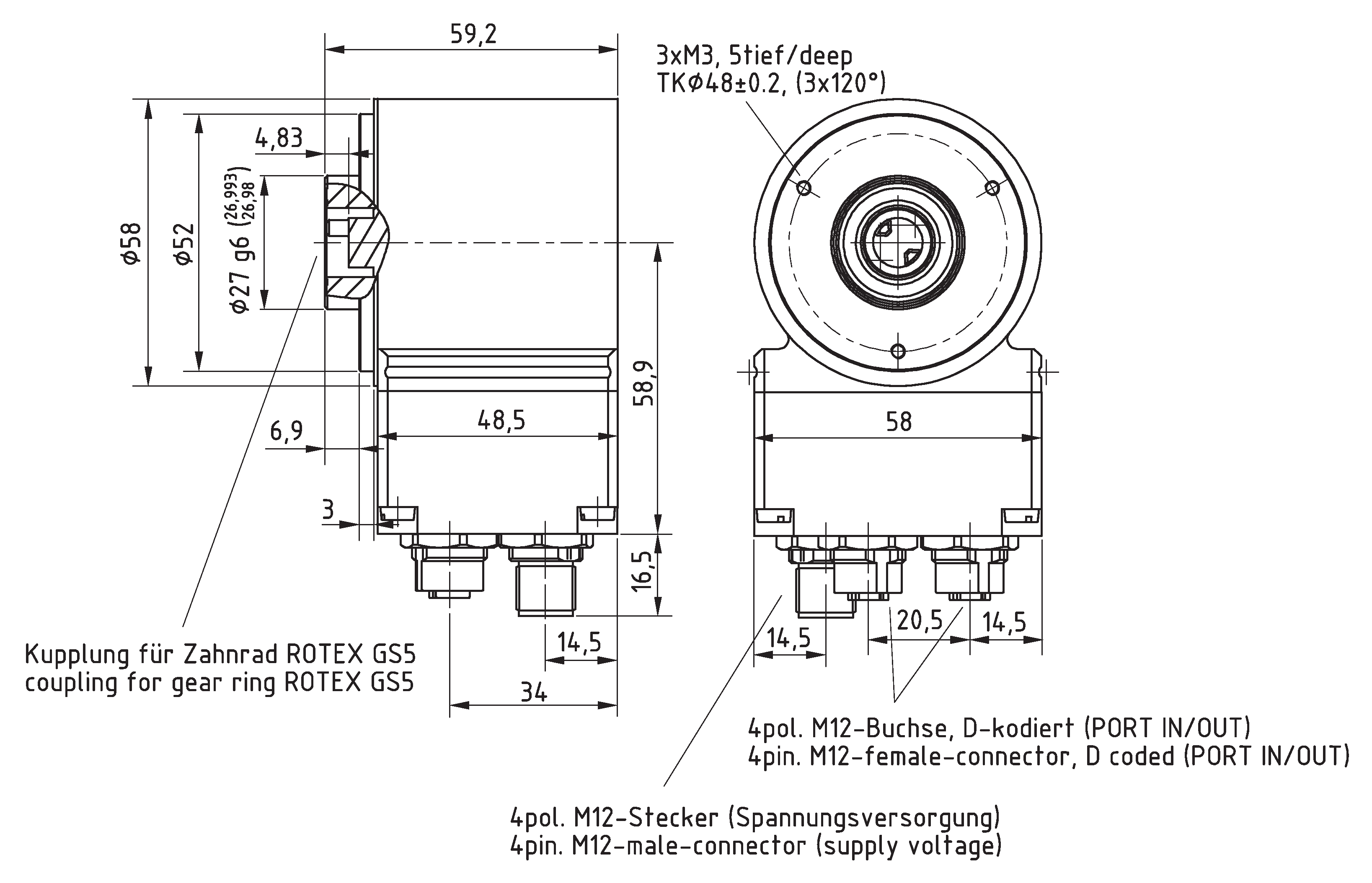 Absolute-Encoder CEK58 - ETC