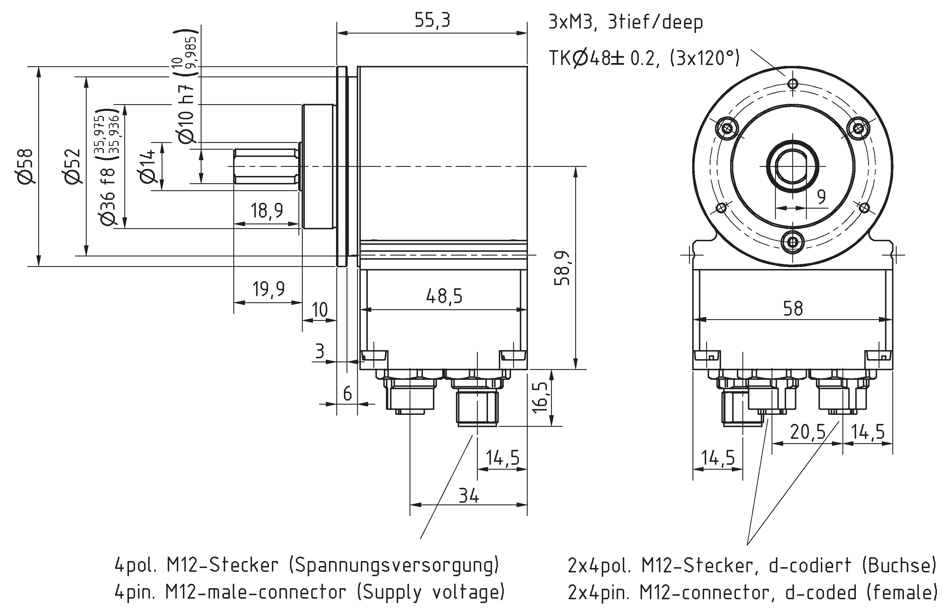 Absolute-Encoder COV58 - ETC