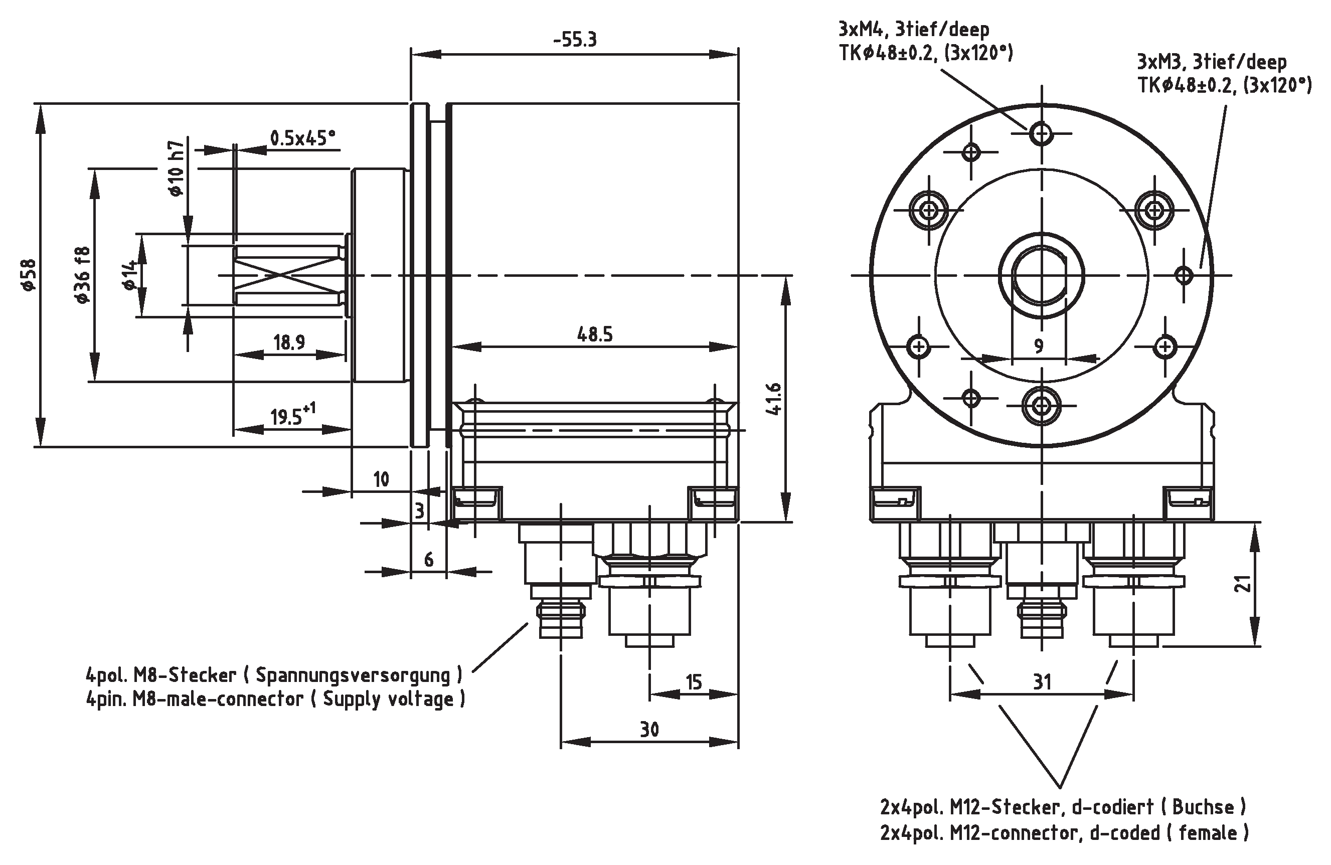 Absolute-Encoder CEV58 - ETC