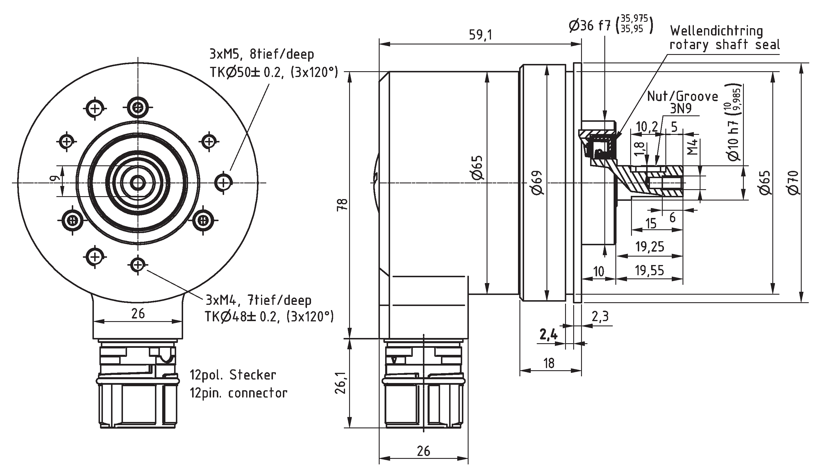 Absolute-Encoder CMV69 - A