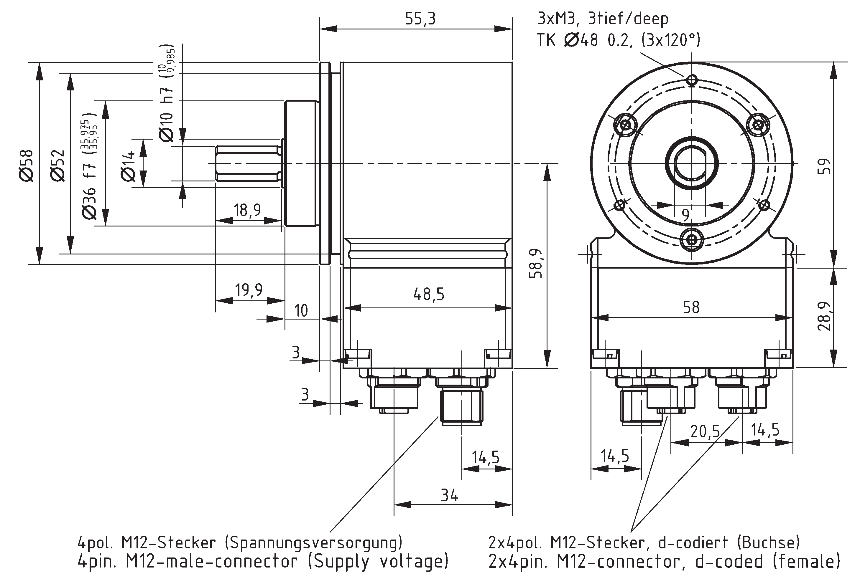 Absolute-Encoder CEV58 - EPN