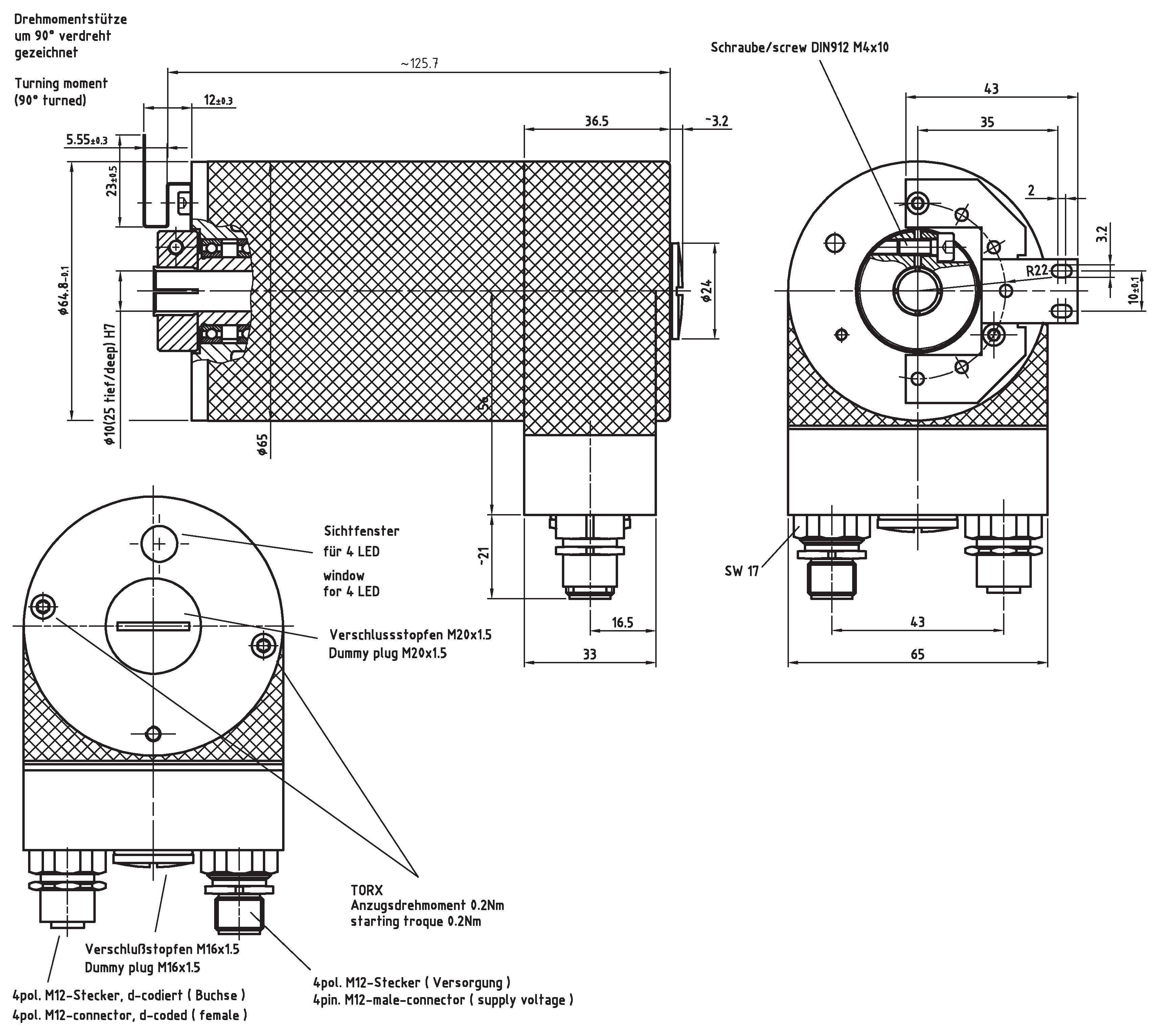 Absolute-Encoder CES65 - EIP