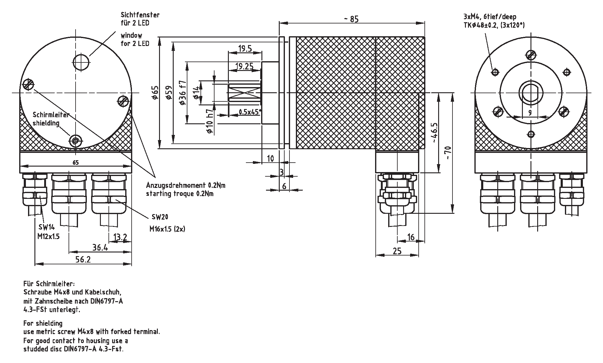 Absolute-Encoder CMV65 - PB