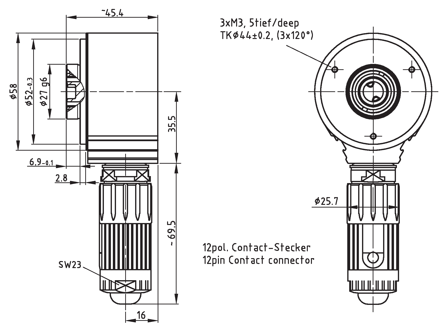 Absolute-Encoder CMK58 - A