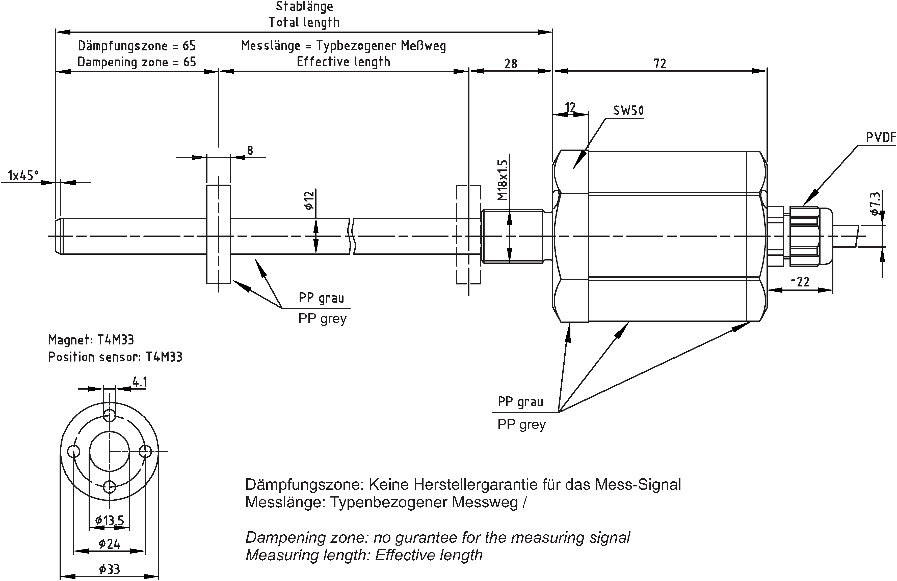 Linear-Transducer LA50 - SSI