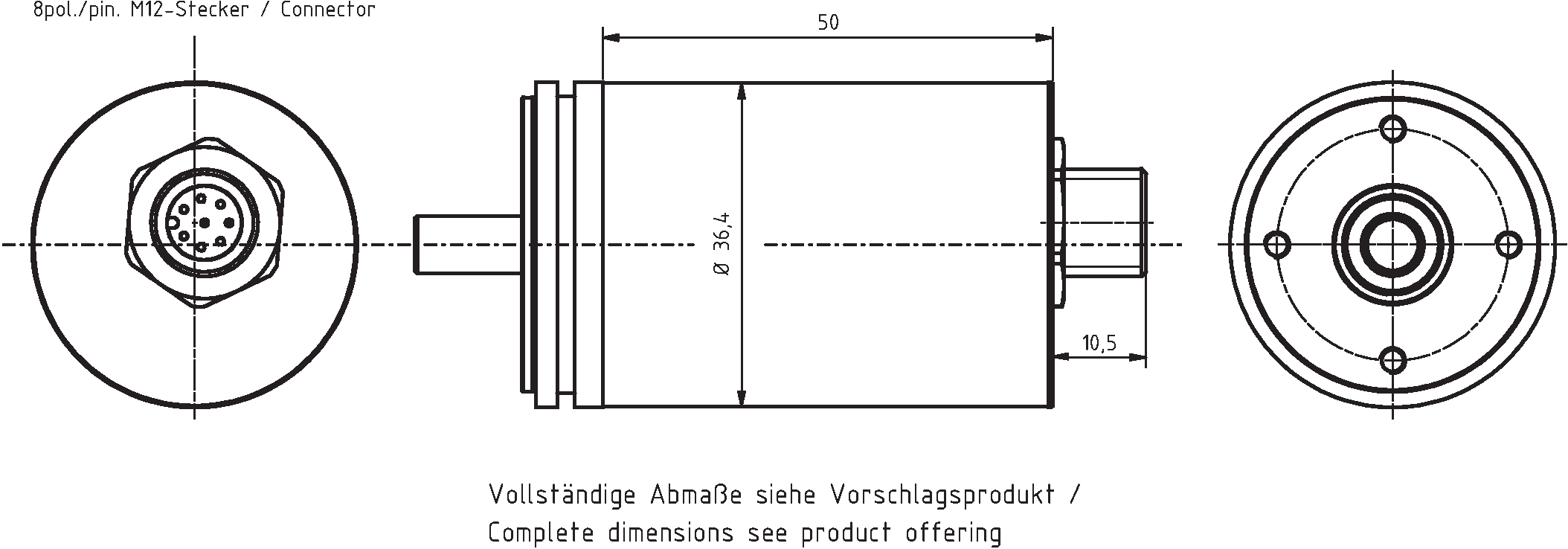 Absolute-Encoder CMV36 - DQ