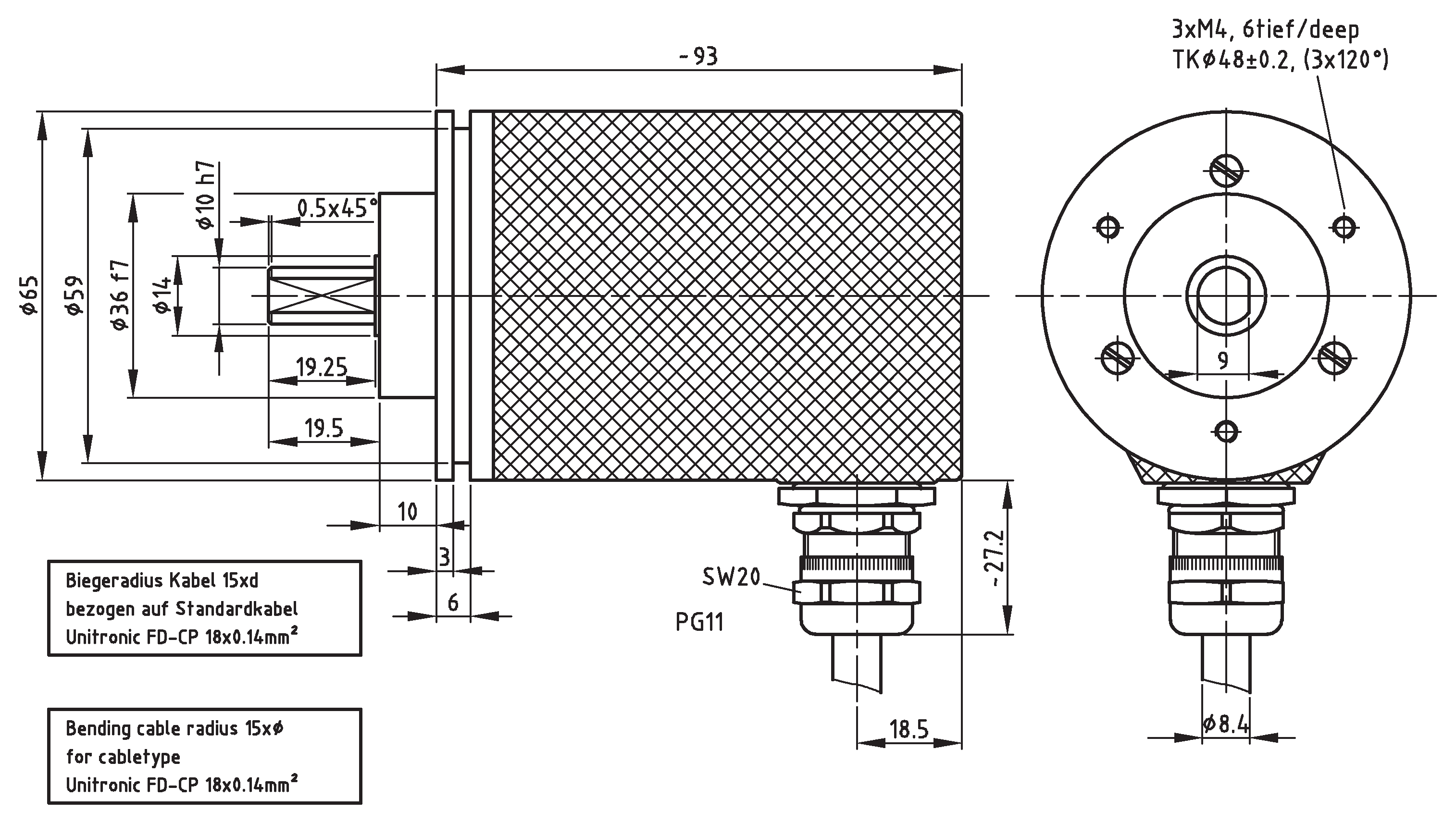 Absolute-Encoder CEV65 - P