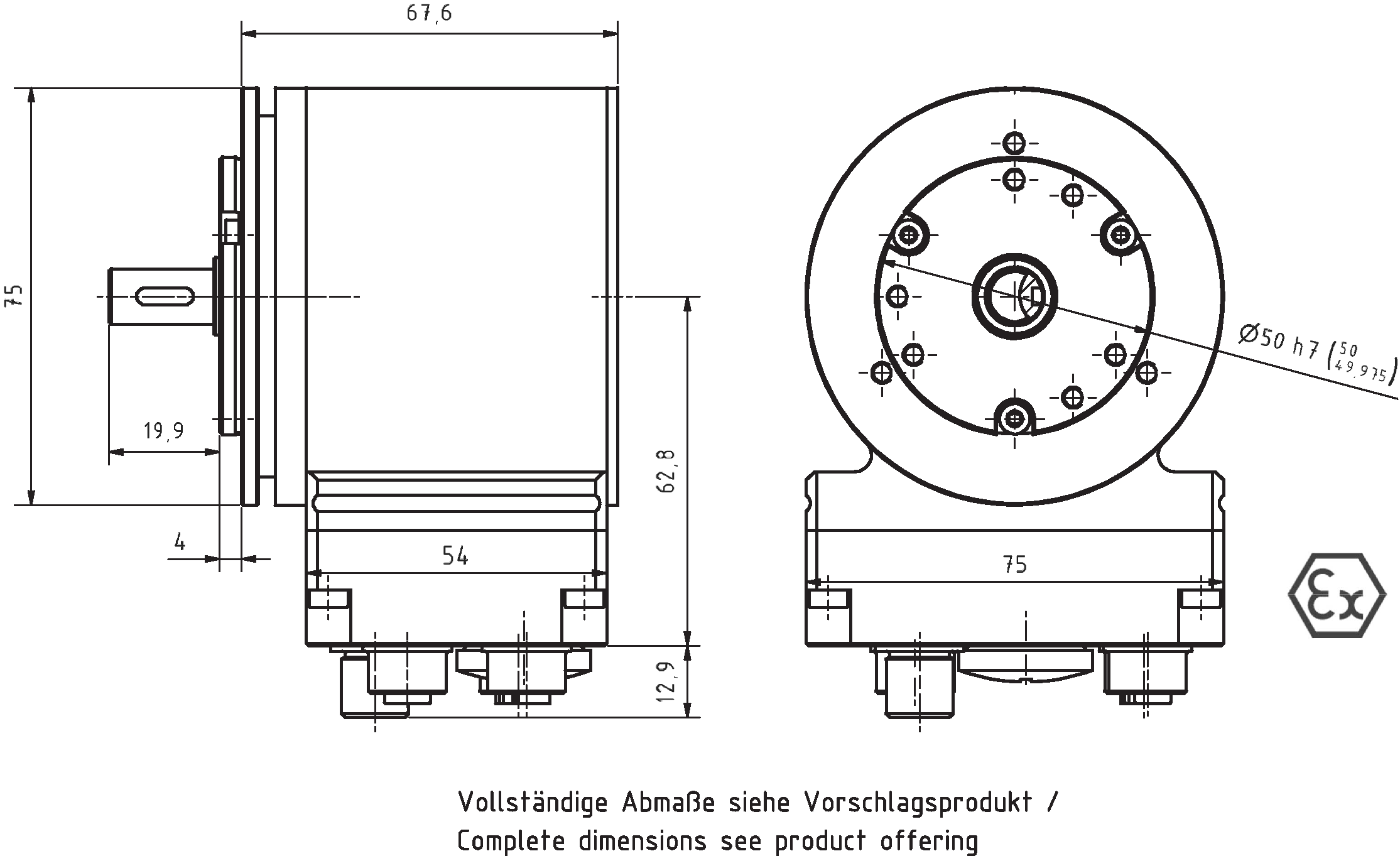 Absolute-Encoder ADV75M - EPN + FS