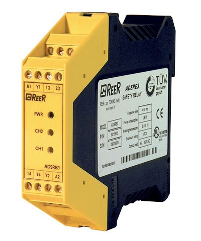 Интерфейсный модуль безопасности ﻿PLd для кнопок аварийного останова и аварийных выключателей 