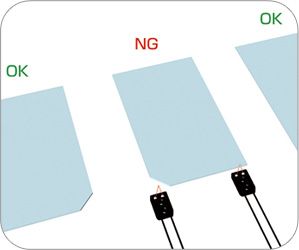 Детектирование двух сторон стекла