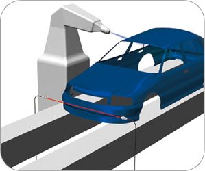 Детектирование корпуса в процессе покрытия