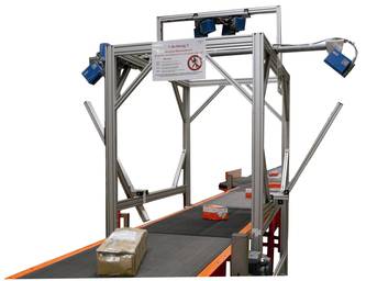 Конвейерная система APACHE parcel conveyor для объектов любой формы