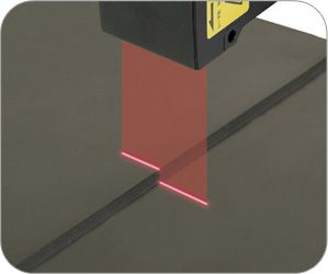 Детектирование линии стыка на черной резине