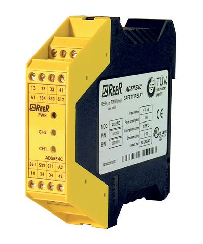 Интерфейсный модуль безопасности для кнопок аварийного останова и аварийных выключателей