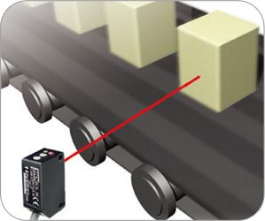 Детектирование проходящих картонных коробок