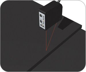 Детектирование линии стыка на черной резине