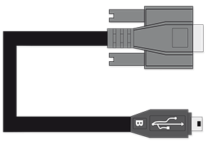 Соединительный кабель для последовательной передачи данных