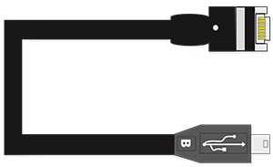 Соединительный кабель для последовательной передачи данных